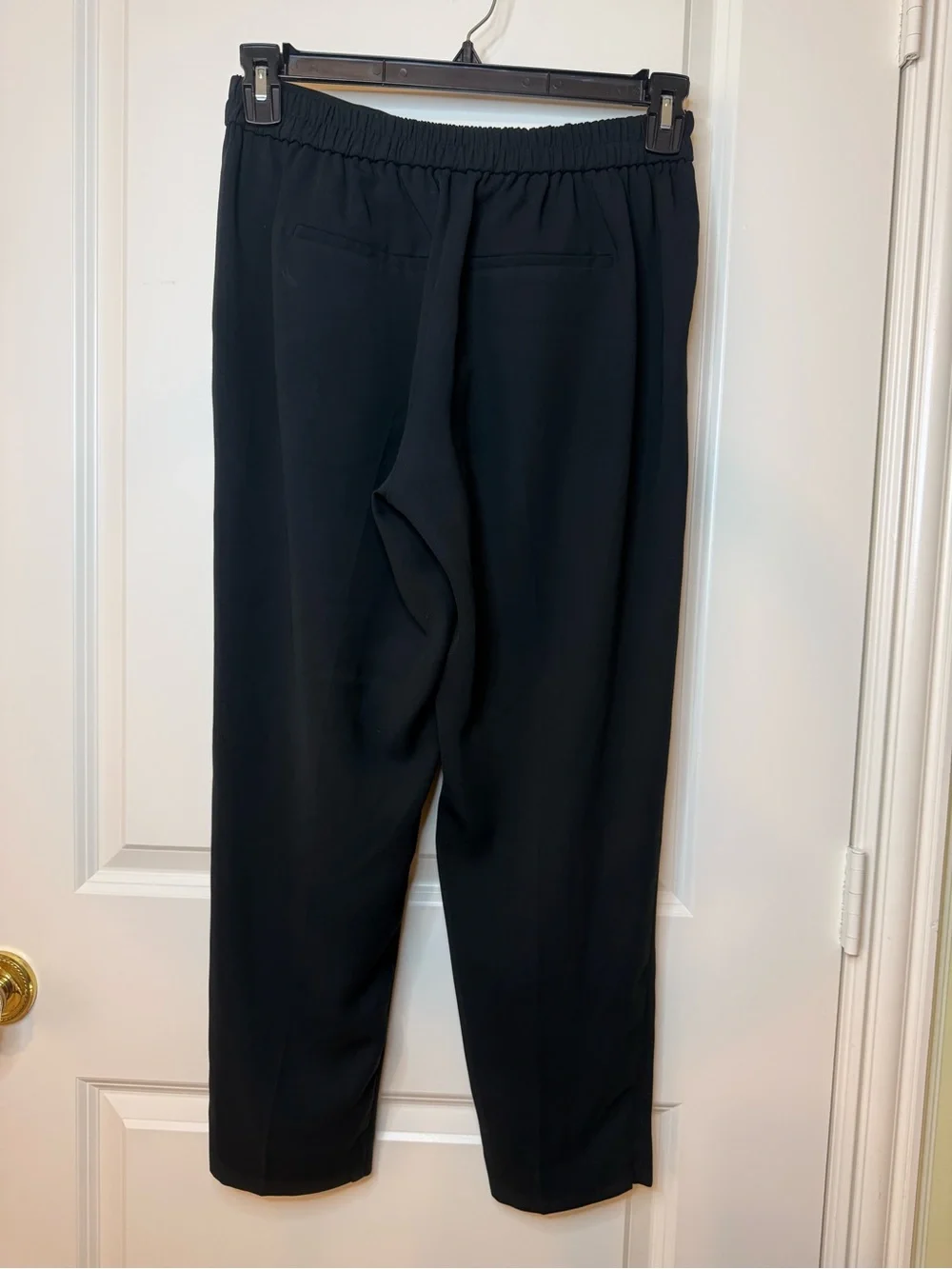 J Crew Black Straight-Leg Dress Pants